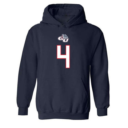 Gonzaga - NCAA Men's Basketball : Davis Fogle - Classic Shersey Hooded Sweatshirt-0