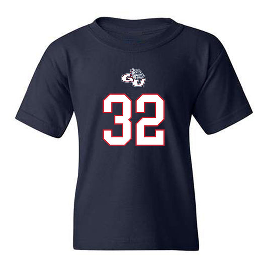 Gonzaga - NCAA Men's Basketball : Parker Jefferson - Classic Shersey Youth T-Shirt-0