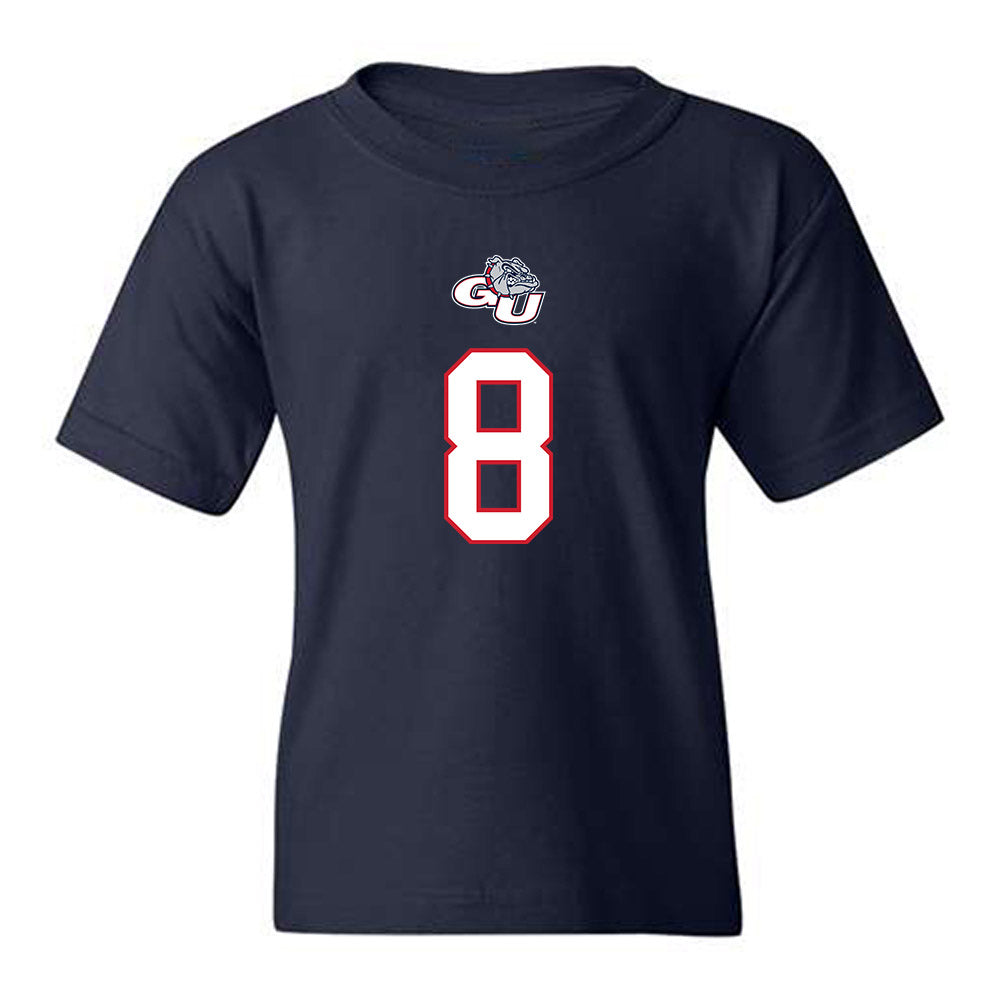 Gonzaga - NCAA Men's Basketball : Jalen Warley - Classic Shersey Youth T-Shirt-0