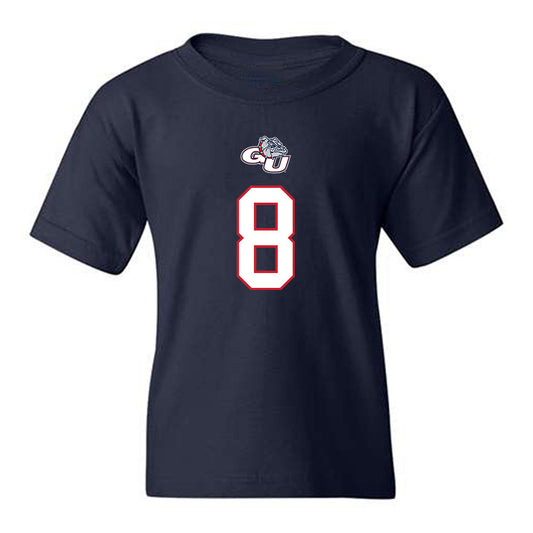 Gonzaga - NCAA Men's Basketball : Jalen Warley - Classic Shersey Youth T-Shirt-0