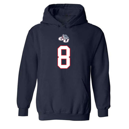 Gonzaga - NCAA Men's Basketball : Jalen Warley - Classic Shersey Hooded Sweatshirt-0