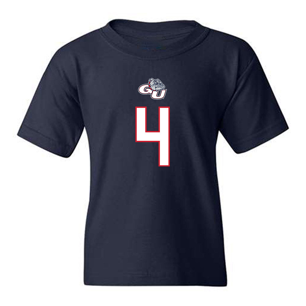 Gonzaga - NCAA Men's Basketball : Davis Fogle - Classic Shersey Youth T-Shirt-0