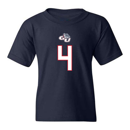 Gonzaga - NCAA Men's Basketball : Davis Fogle - Classic Shersey Youth T-Shirt-0
