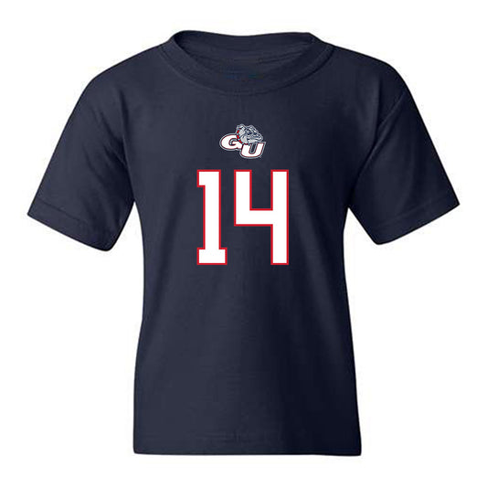 Gonzaga - NCAA Men's Basketball : Alonzo Metz - Classic Shersey Youth T-Shirt-0