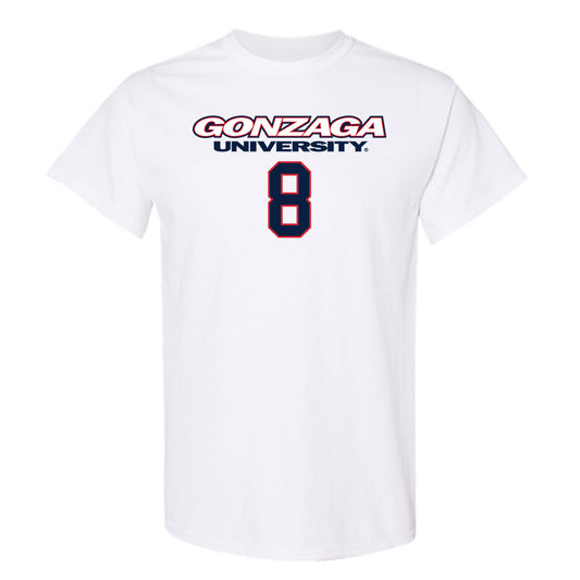 Gonzaga - NCAA Men's Basketball : Jalen Warley - Classic Shersey T-Shirt-0