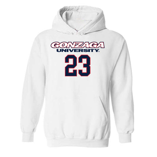 Gonzaga - NCAA Men's Basketball : Adam Miller - Classic Shersey Hooded Sweatshirt-0