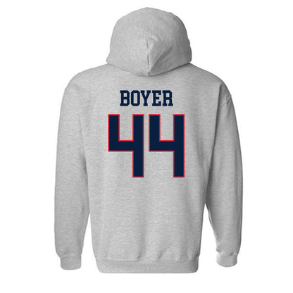 Gonzaga - NCAA Baseball : Carson Boyer - Classic Shersey Hooded Sweatshirt-1