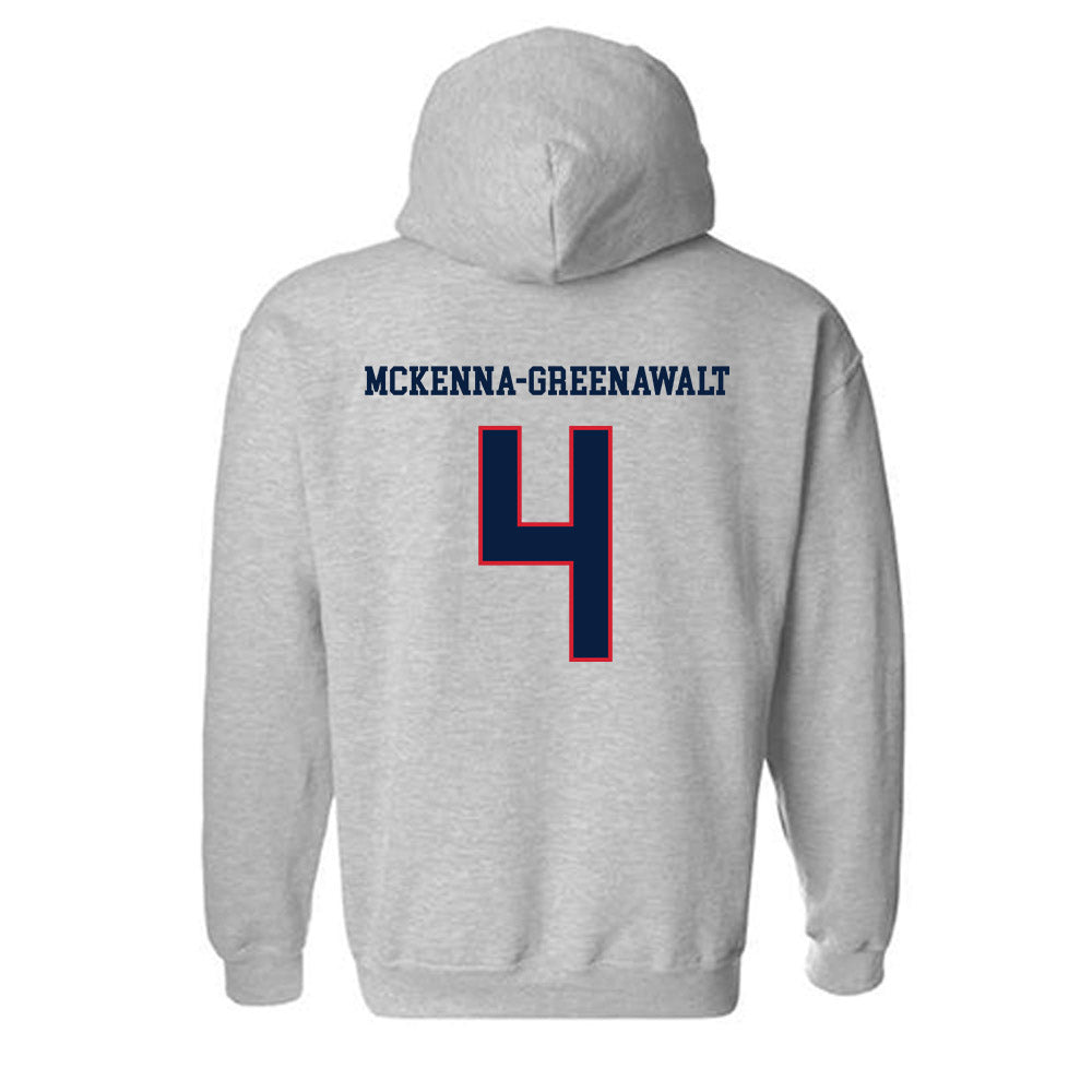 Gonzaga - NCAA Men's Soccer : Damoni McKenna-Greenawalt - Classic Shersey Hooded Sweatshirt-1