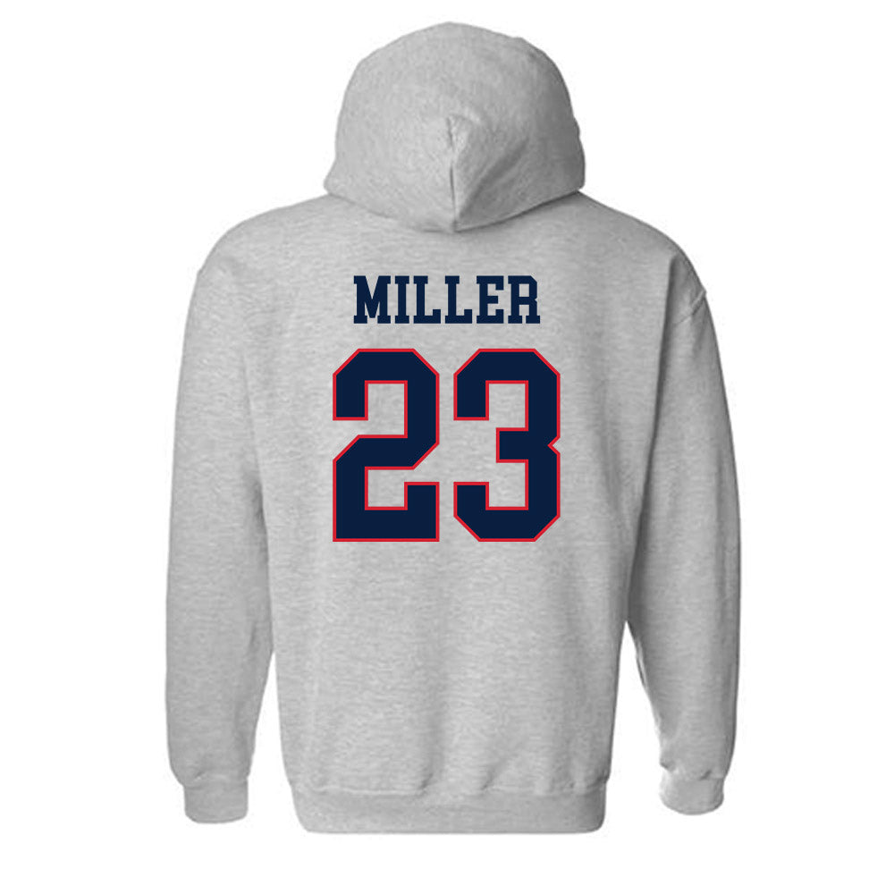 Gonzaga - NCAA Men's Basketball : Adam Miller - Classic Shersey Hooded Sweatshirt-1