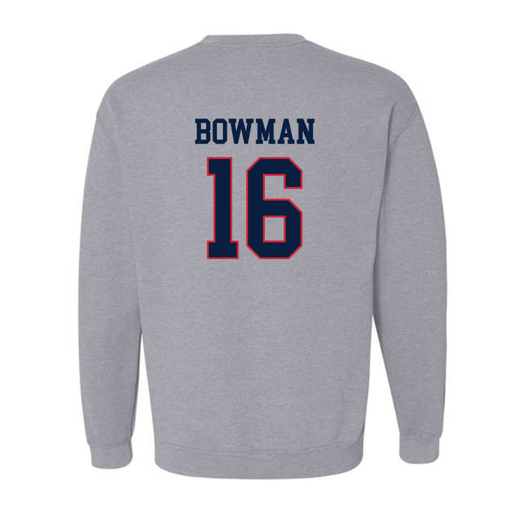 Gonzaga - NCAA Baseball : Zach Bowman - Classic Shersey Crewneck Sweatshirt-1