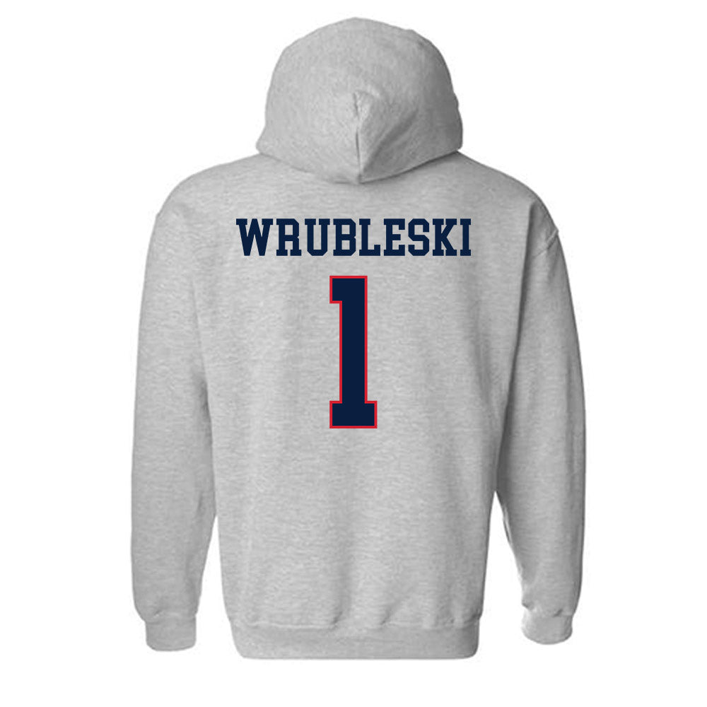 Gonzaga - NCAA Baseball : Jacob Wrubleski - Classic Shersey Hooded Sweatshirt-1