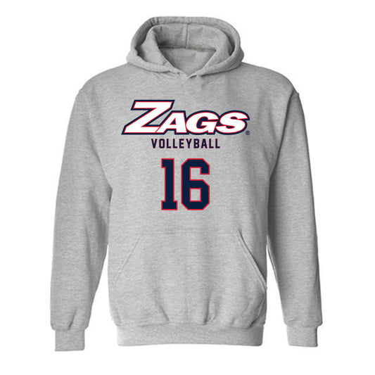 Gonzaga - NCAA Women's Volleyball : Danikah Johnson - Classic Shersey Hooded Sweatshirt-0
