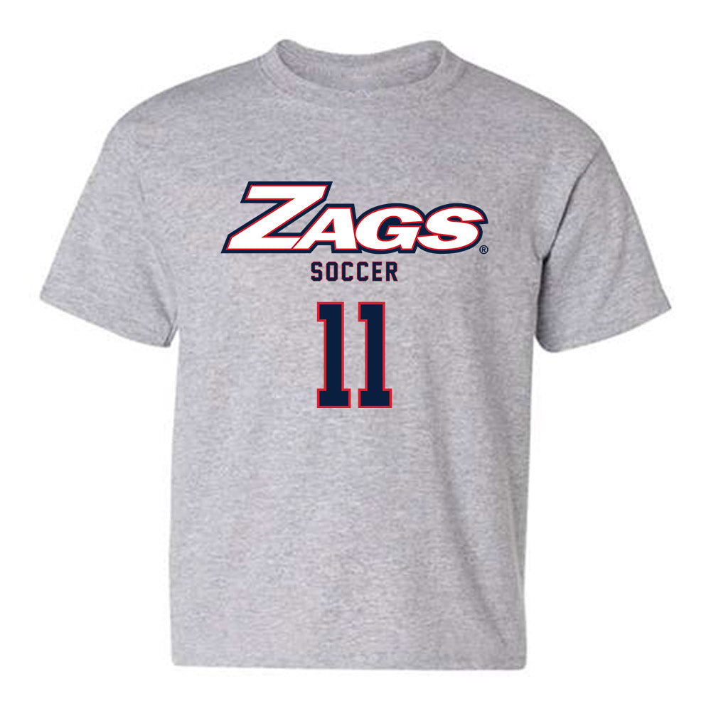 Gonzaga - NCAA Men's Soccer : Talan Rochelle - Classic Shersey Youth T-Shirt-0
