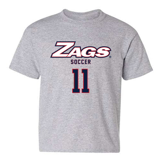 Gonzaga - NCAA Men's Soccer : Talan Rochelle - Classic Shersey Youth T-Shirt-0