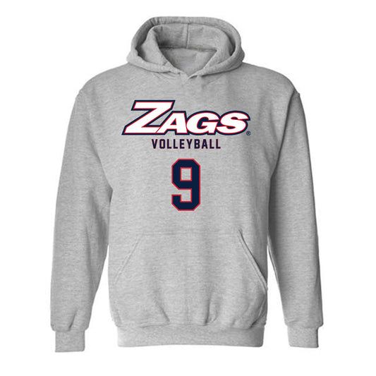 Gonzaga - NCAA Women's Volleyball : Veronica Kjaer Sorensen - Classic Shersey Hooded Sweatshirt-0