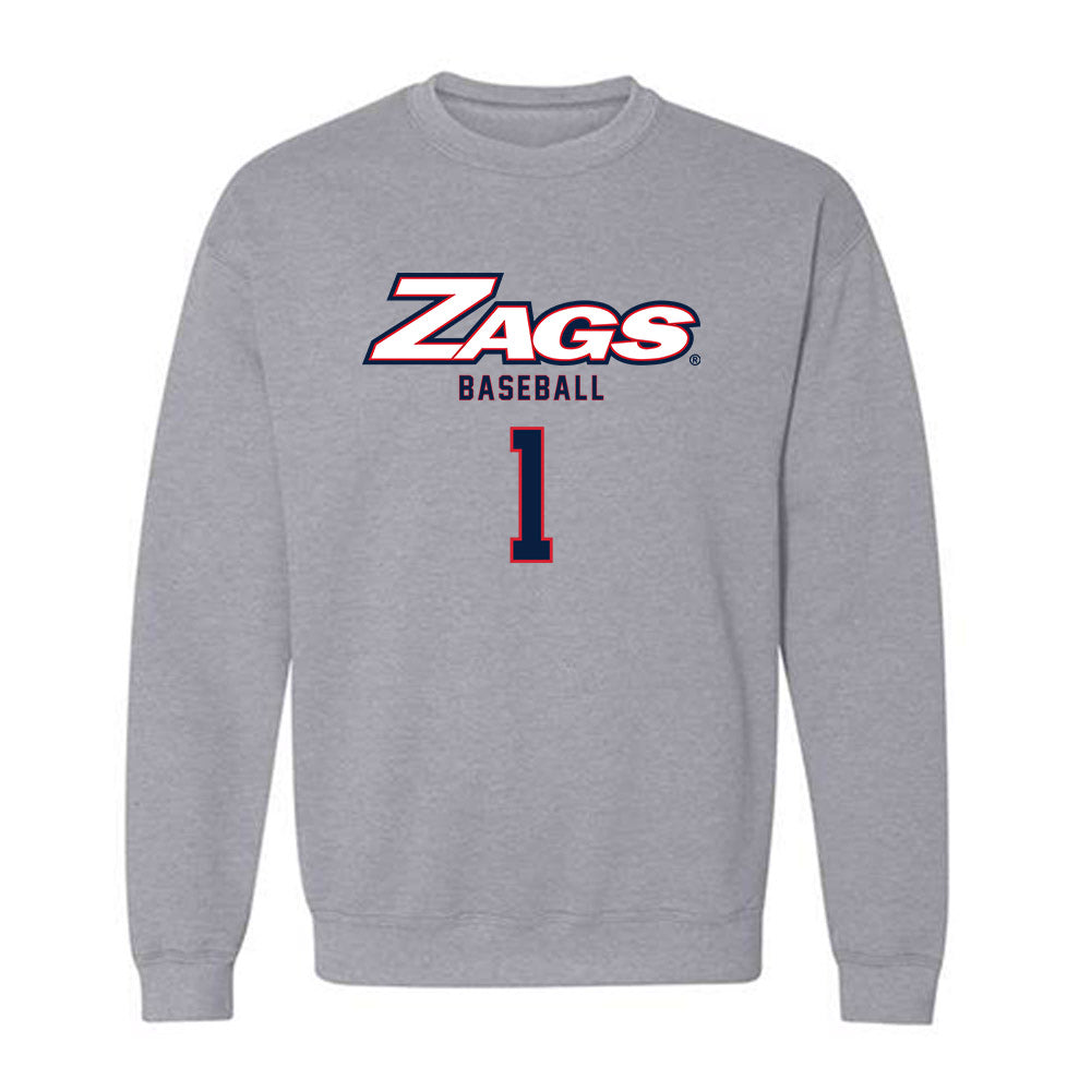 Gonzaga - NCAA Baseball : Jacob Wrubleski - Classic Shersey Crewneck Sweatshirt-0