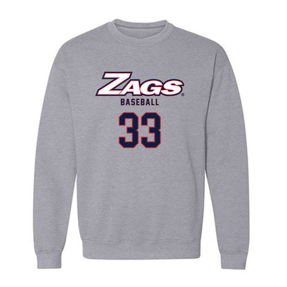 Gonzaga - NCAA Baseball : Gabriel Brabec - Classic Shersey Crewneck Sweatshirt-0
