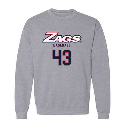 Gonzaga - NCAA Baseball : Landon Hood - Classic Shersey Crewneck Sweatshirt-0