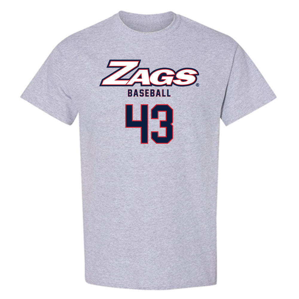 Gonzaga - NCAA Baseball : Landon Hood - Classic Shersey T-Shirt-0