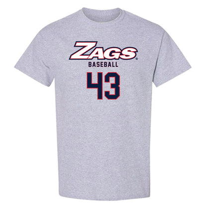Gonzaga - NCAA Baseball : Landon Hood - Classic Shersey T-Shirt-0