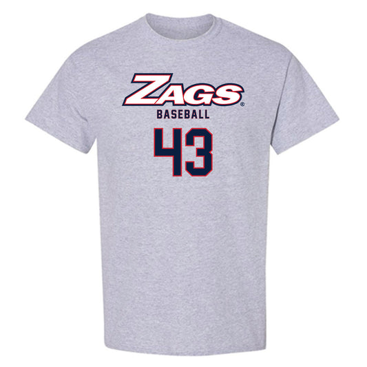 Gonzaga - NCAA Baseball : Landon Hood - Classic Shersey T-Shirt-0