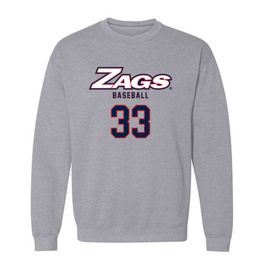 Gonzaga - NCAA Baseball : Gabe Brabec - Classic Shersey Crewneck Sweatshirt-0