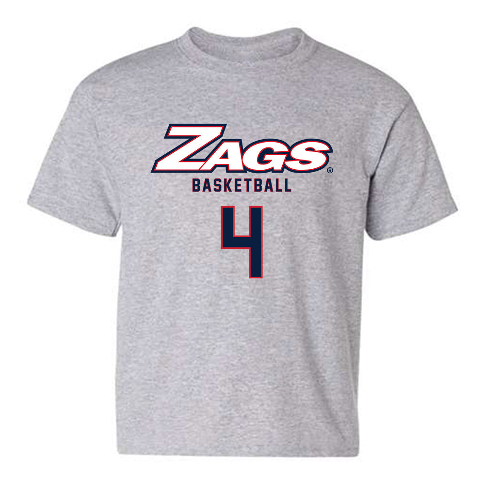 Gonzaga - NCAA Men's Basketball : Davis Fogle - Classic Shersey Youth T-Shirt-0