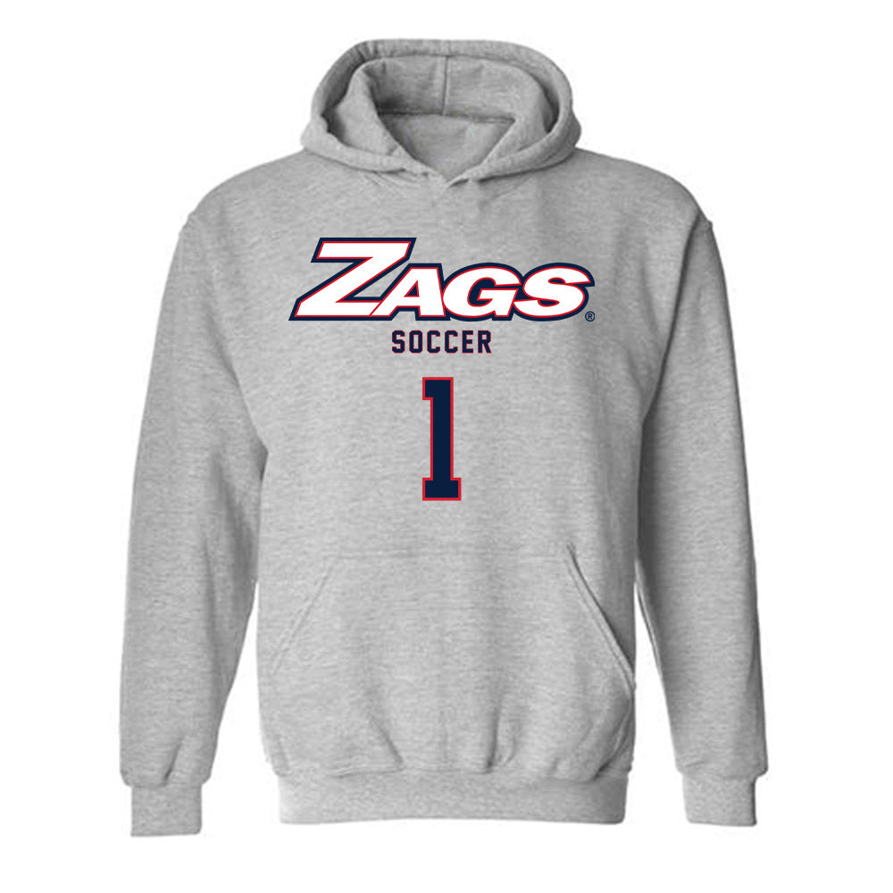 Gonzaga - NCAA Men's Soccer : Chema Preciado - Classic Shersey Hooded Sweatshirt-0
