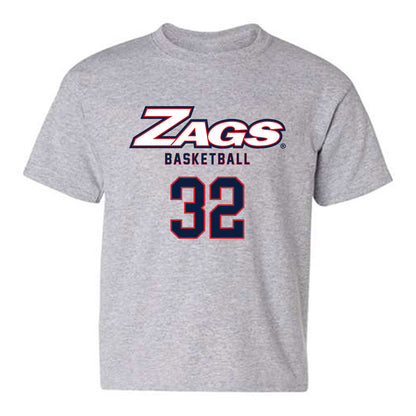 Gonzaga - NCAA Men's Basketball : Parker Jefferson - Classic Shersey Youth T-Shirt-0