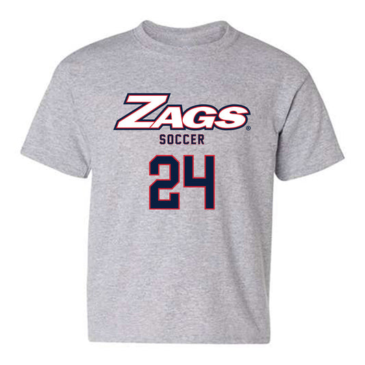 Gonzaga - NCAA Men's Soccer : Morgan Olson - Classic Shersey Youth T-Shirt-0