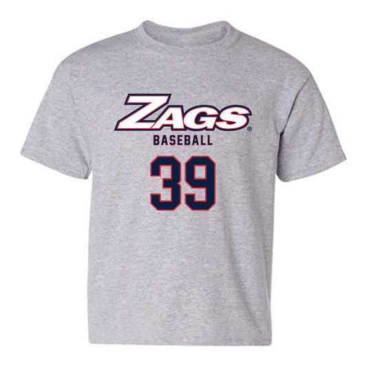 Gonzaga - NCAA Baseball : Erik Hoffberg - Classic Shersey Youth T-Shirt-0