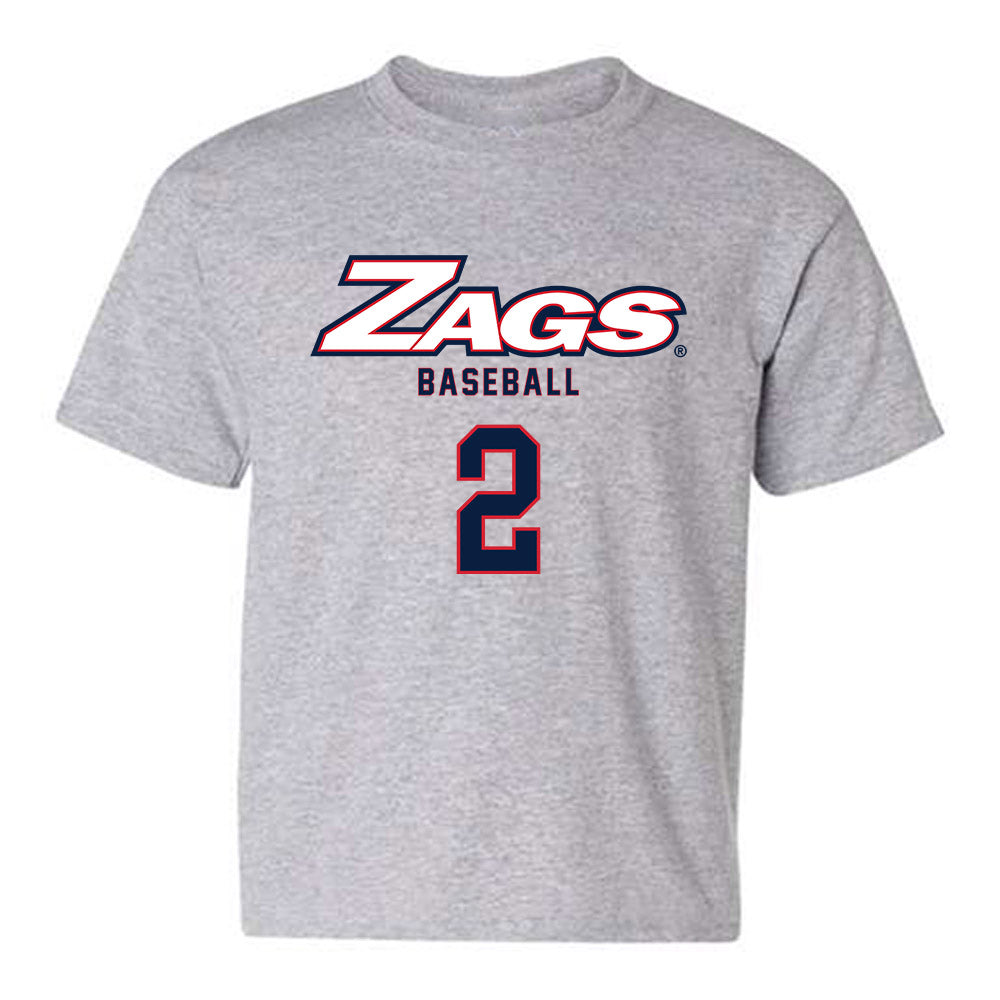 Gonzaga - NCAA Baseball : Ryder Young - Classic Shersey Youth T-Shirt-0