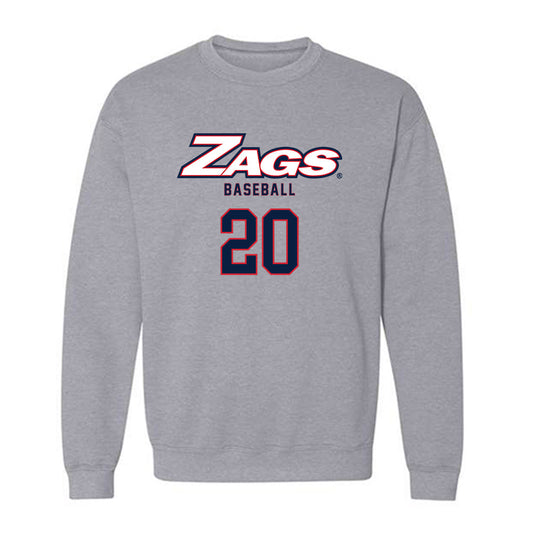 Gonzaga - NCAA Baseball : Maddox Haley - Classic Shersey Crewneck Sweatshirt-0