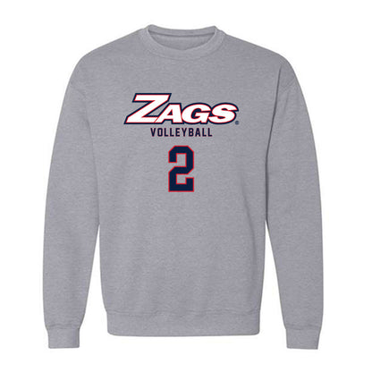 Gonzaga - NCAA Women's Volleyball : Claire Wagstaff - Classic Shersey Crewneck Sweatshirt-0