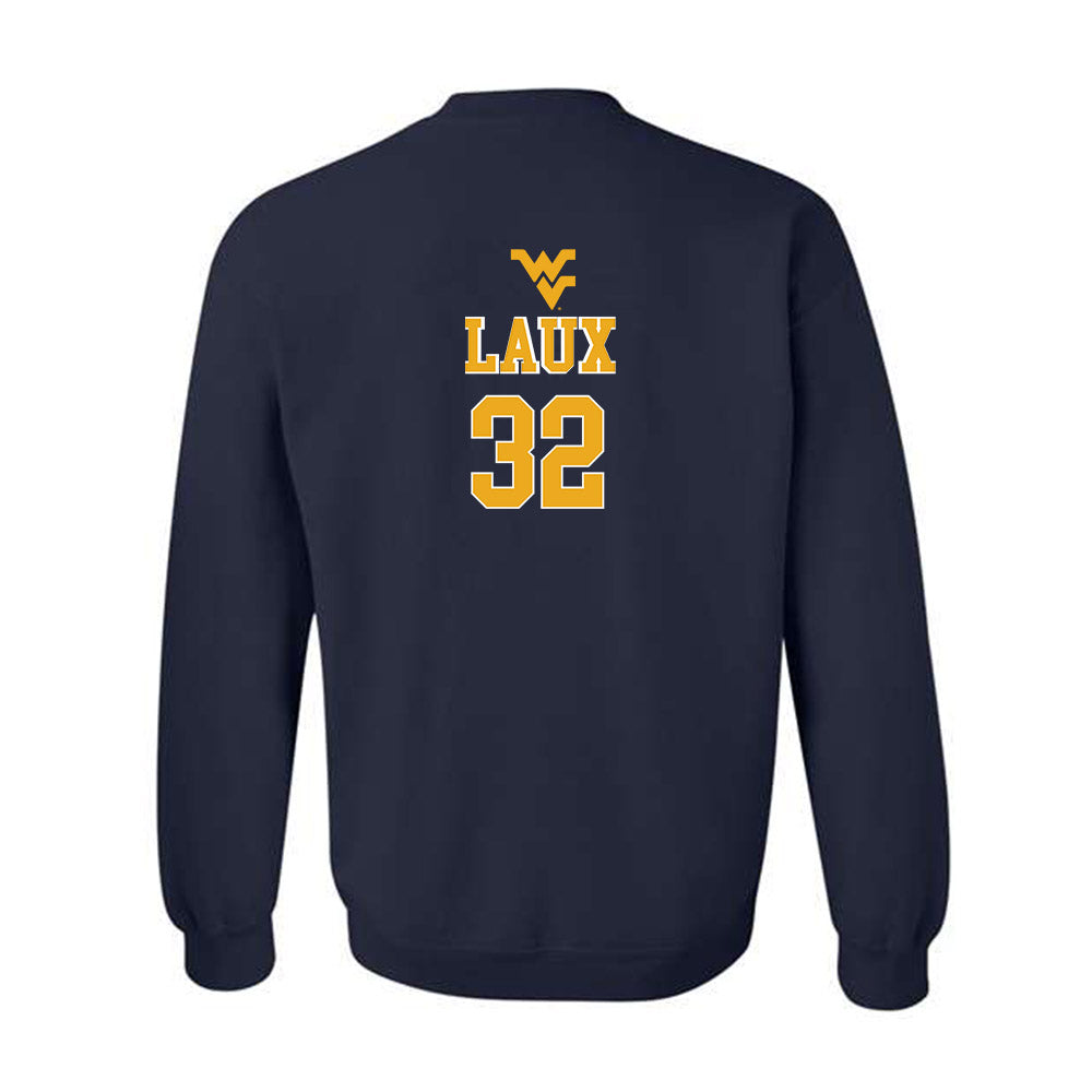 West Virginia - NCAA Baseball : Sammy Laux - Generic Sports Shersey Crewneck Sweatshirt-1