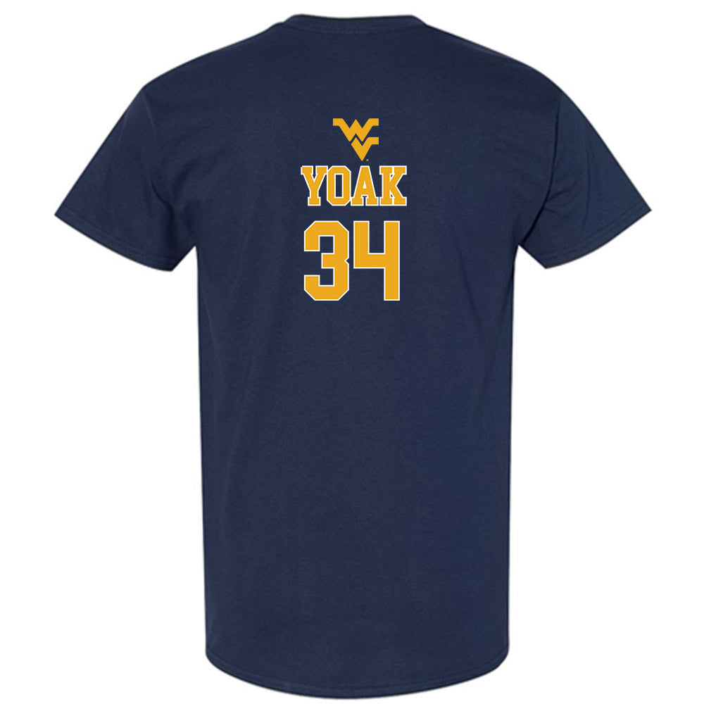 West Virginia - NCAA Baseball : Bryant Yoak - Generic Sports Shersey T-Shirt-1