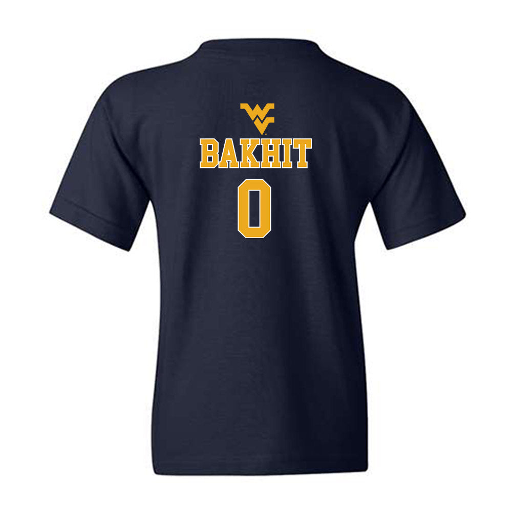West Virginia - NCAA Baseball : Jaden Bakhit - Generic Sports Shersey Youth T-Shirt-1