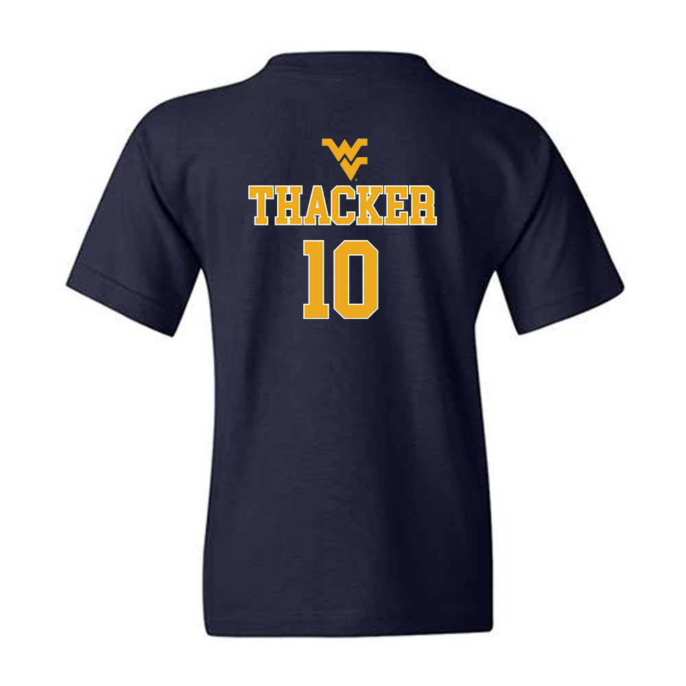 West Virginia - NCAA Baseball : Bryson Thacker - Generic Sports Shersey Youth T-Shirt-1
