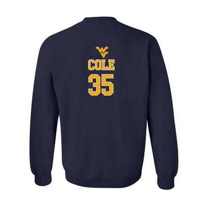 West Virginia - NCAA Baseball : Chansen Cole - Generic Sports Shersey Crewneck Sweatshirt-1