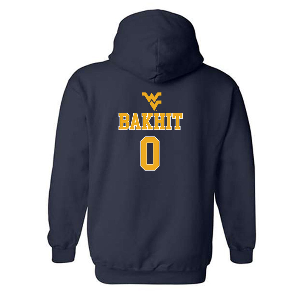 West Virginia - NCAA Baseball : Jaden Bakhit - Generic Sports Shersey Hooded Sweatshirt-1