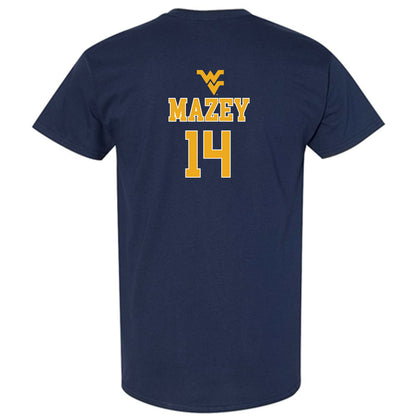 West Virginia - NCAA Baseball : Weston Mazey - Generic Sports Shersey T-Shirt-1