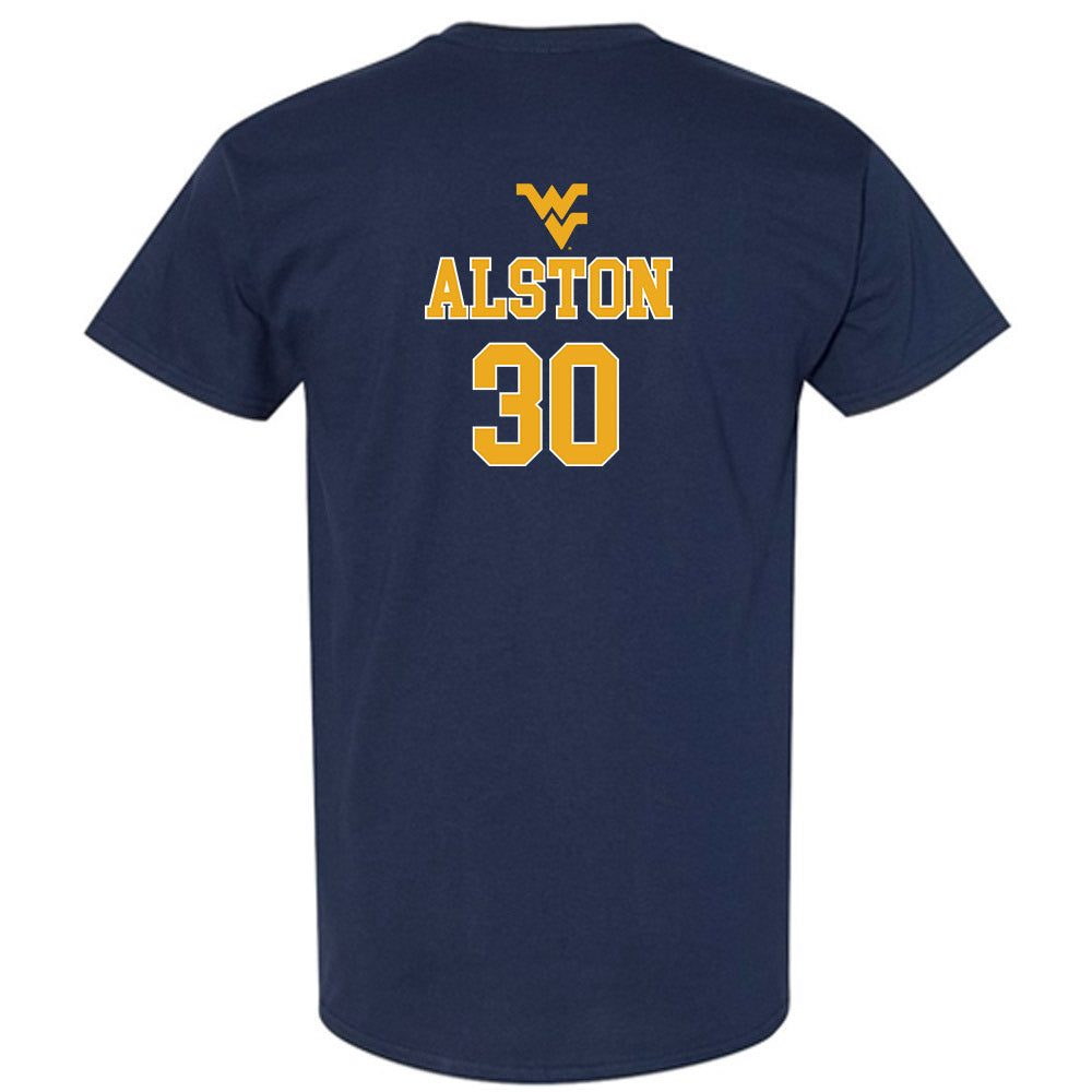 West Virginia - NCAA Baseball : Korey Alston - Generic Sports Shersey T-Shirt-1
