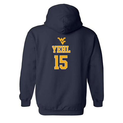 West Virginia - NCAA Baseball : Maxx Yehl - Hooded Sweatshirt Sports Shersey