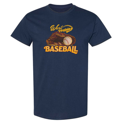 West Virginia - NCAA Baseball : Mac Stiffler - Generic Sports Shersey T-Shirt-0