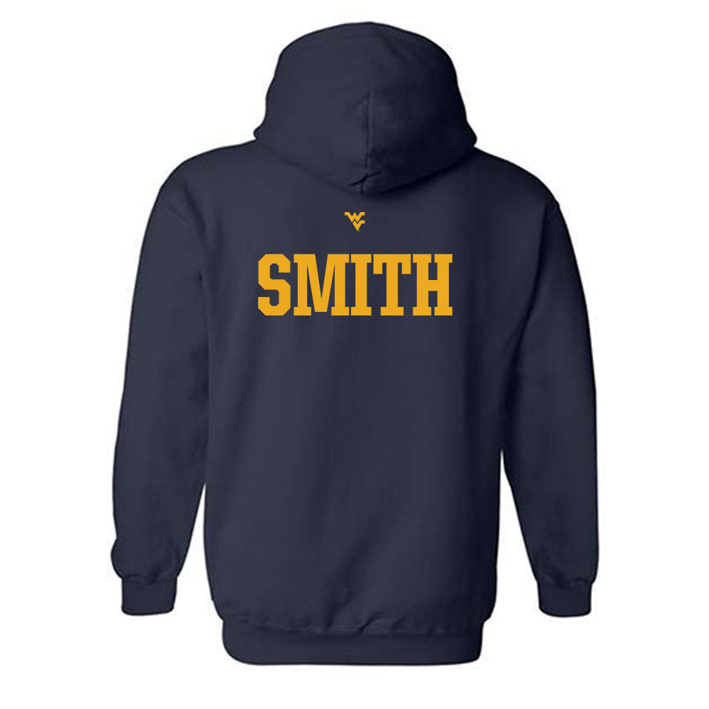 West Virginia - NCAA Women's Gymnastics : Kayla Smith - Sports Shersey Hooded Sweatshirt-1