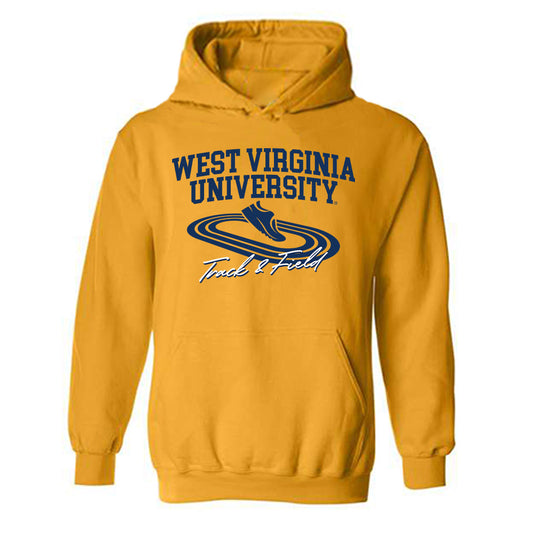 West Virginia - NCAA Women's Track & Field : Aubrie Custer - Hooded Sweatshirt Generic Shersey