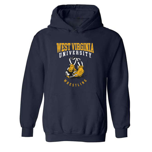 West Virginia - NCAA Wrestling : Brennan Warwick - Generic Sports Shersey Hooded Sweatshirt-0