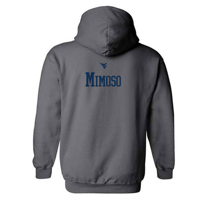 West Virginia - NCAA Men's Swimming & Diving : Rafael Mimoso - Generic Sports Shersey Hooded Sweatshirt-1