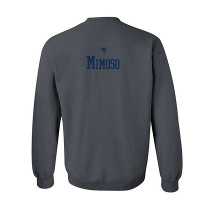 West Virginia - NCAA Men's Swimming & Diving : Rafael Mimoso - Generic Sports Shersey Crewneck Sweatshirt-1