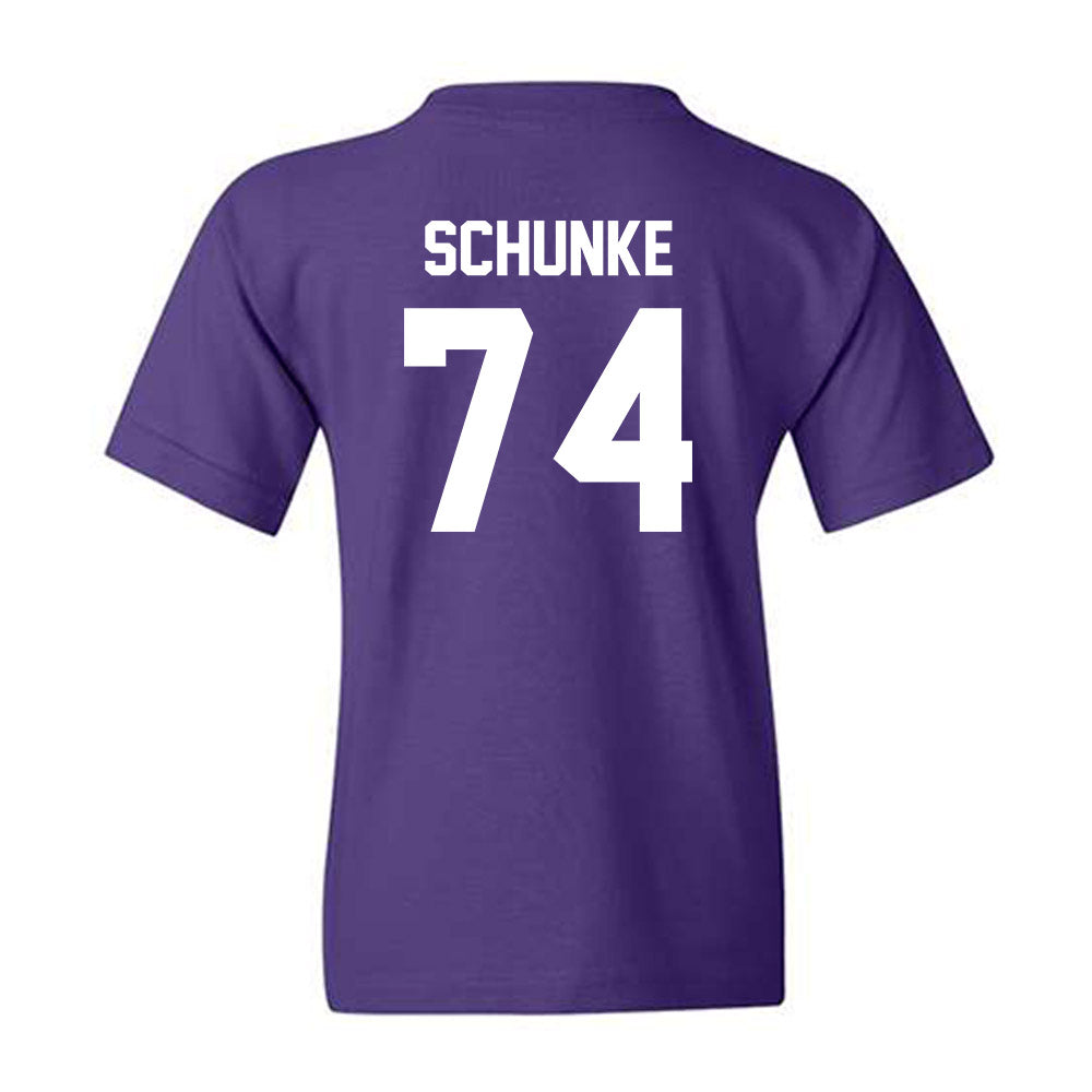 Kansas State - NCAA Football : Navarro Schunke - Sports Shersey Youth T-Shirt-1